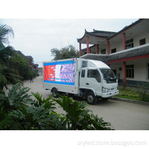SRY outdoor mobile led truck screen 4*2 outdoor mobile led screen advertising screen truck